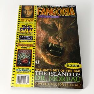 FANGORIA # 156, Island of Dr. Moreau, The Crow, Frighteners Free shipping in USA